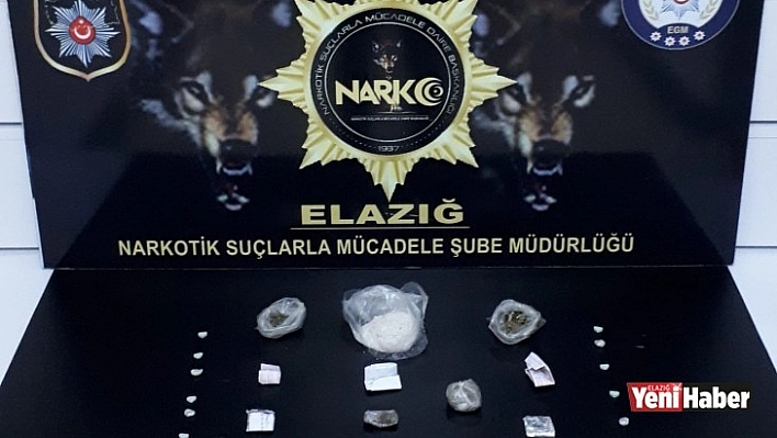 Elazığ'da  Uyuşturucu İle Mücadele: 4 Tutuklama!