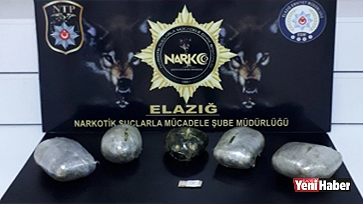 Elazığ'da Uyuşturucu Operasyonu!