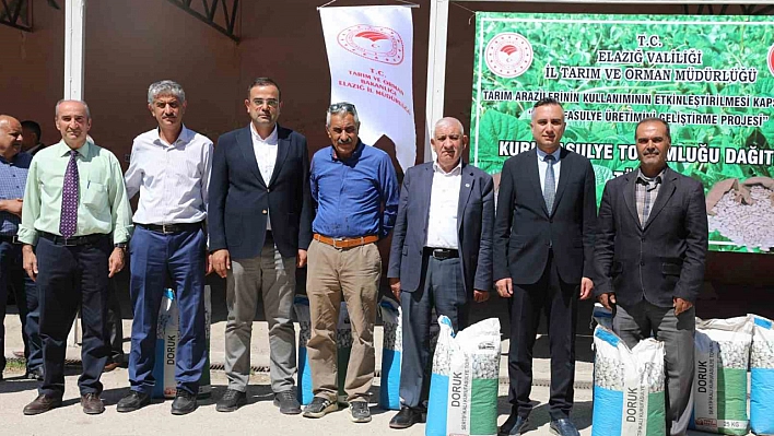Elazığ'da Çiftçilere 'Kuru Fasülye' Desteği