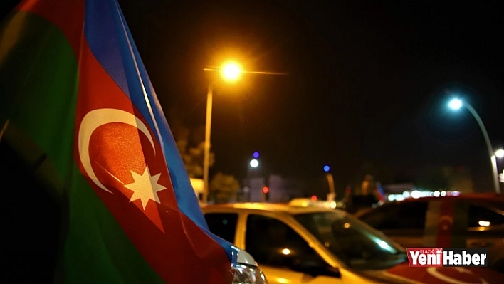 Elazığ'dan Azerbaycan'a 100 araçla destek konvoyu