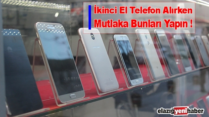 İkinci El de Önemli Uyarı