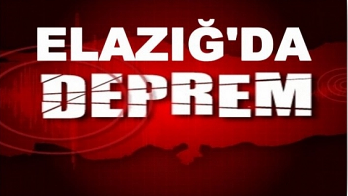 Elazığ'da Yine Deprem Oldu!