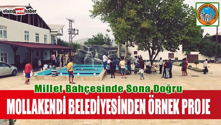 Mollakendi Beldesinde Millet Bahçesi Hizmete Geçiyor