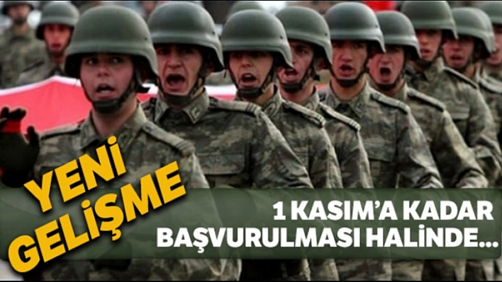 Askerlik Sisteminde Yeni Gelişme!