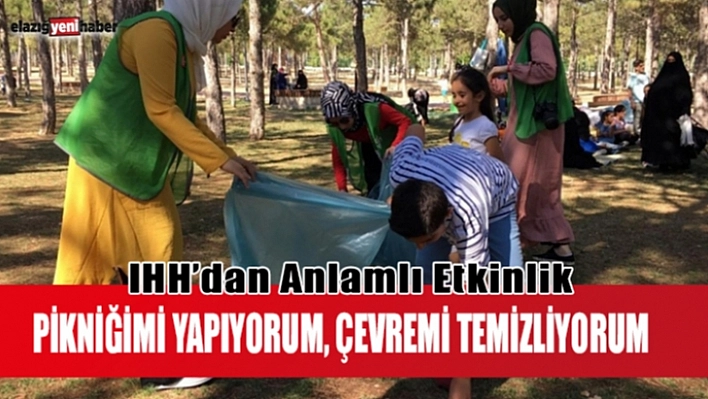 Mesire Alanında Çöp Topladılar