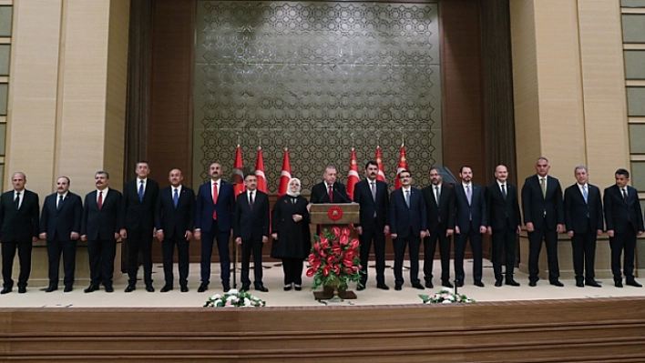 İşte Yeni Sistemin İlk Bakanları