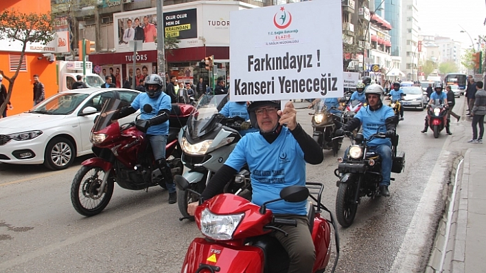 Kansere Motosikletli Farkındalık
