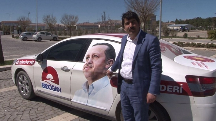 Erdoğan Sevgisi Yollara Düşürdü