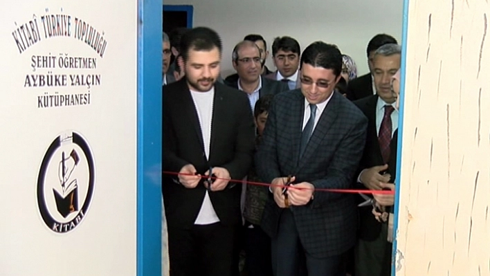 Şehit Öğretmen Aybüke Yalçın Kütüphanesi Açıldı
