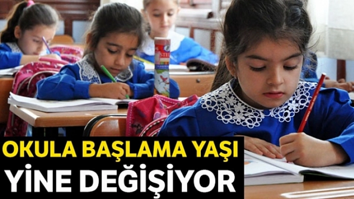Okula başlama yaşı yine değişiyor!
