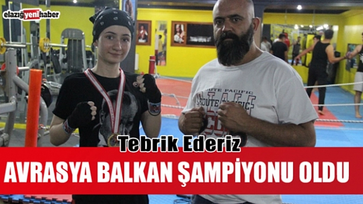 Elazığ'a  Wushu Kung-fu Şampiyonu Olarak Döndü!