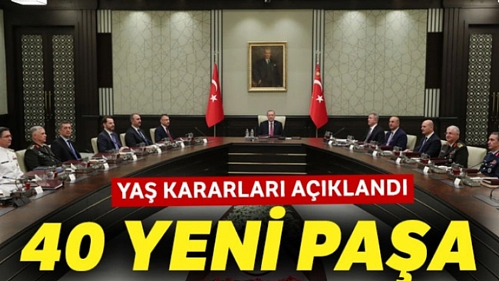 YAŞ Kararları Açıklandı!
