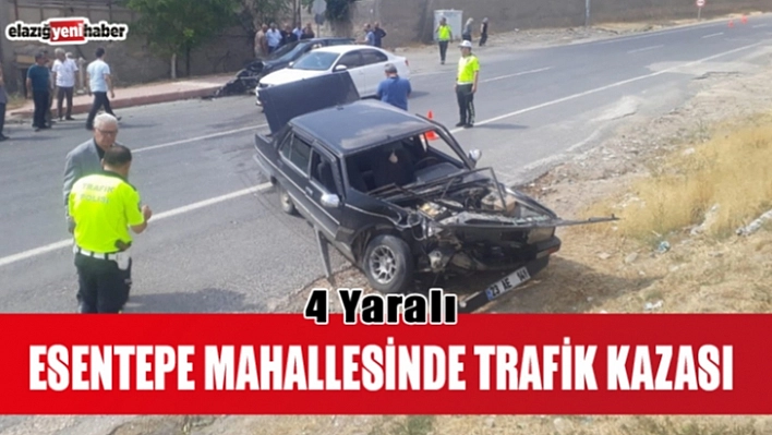 Elazığ'da trafik kazası: 4 yaralı