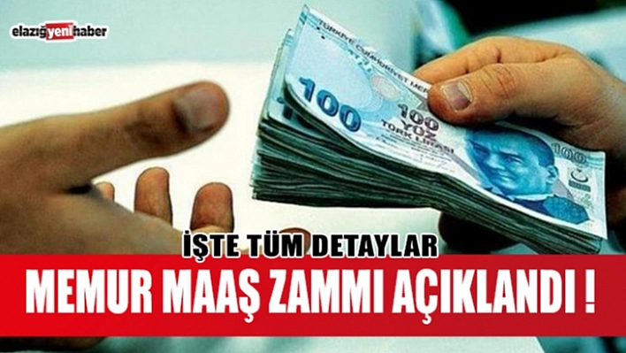 Memur Maaş Zamları Açıklandı