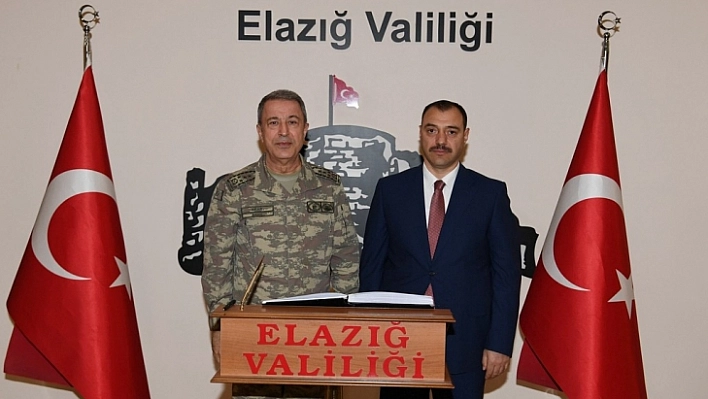 Genelkurmay Başkanı Orgeneral Akar, Elazığ'da