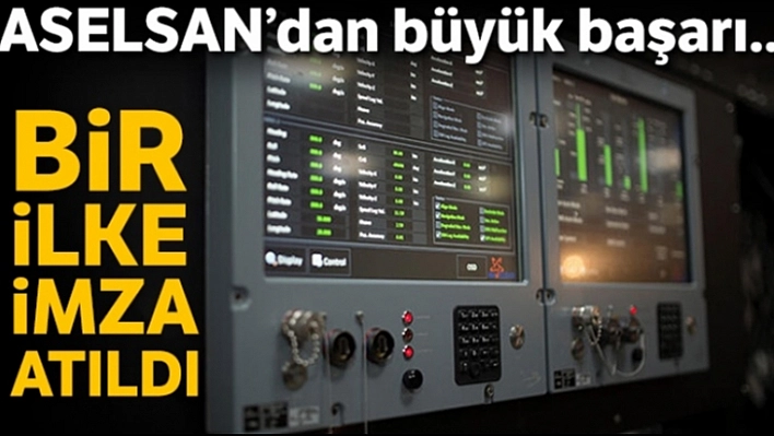 Aselsan'dan Bir İlk Daha