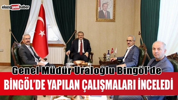 Karayolları Genel Müdürü Çalışmaları Yerinde İnceledi