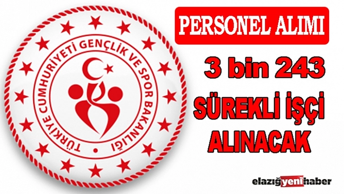 GSB Personel Alımı Yapacak