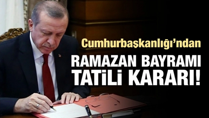 Ramazan Bayramı Tatili Kaç Gün Oldu?