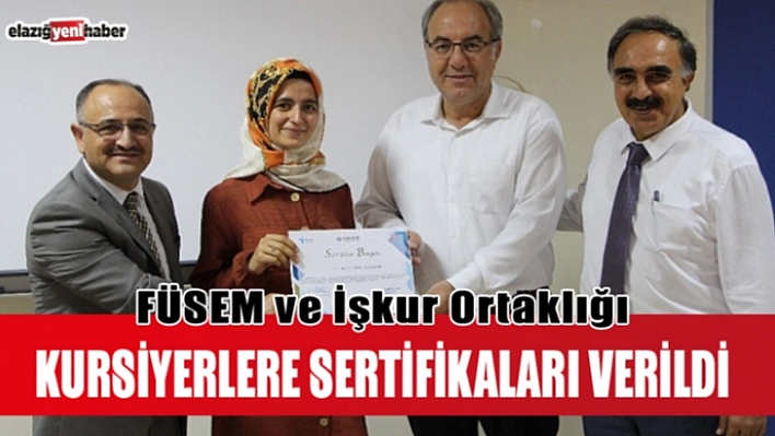 Ar-Ge Eğitimi Programına Katılanlara Sertifikaları Verildi