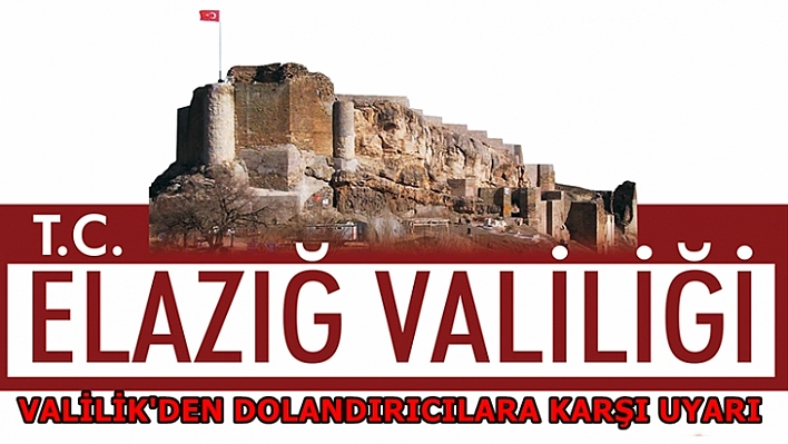 Valilikten Dolandırıcılara Karşı Uyarı