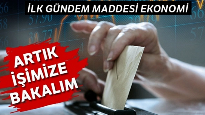 Artık işimize bakalım!