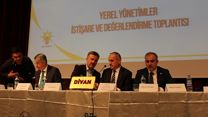 AK Parti Yerel Yönetimler İstişare ve Değerlendirme Toplantısı Yapıldı
