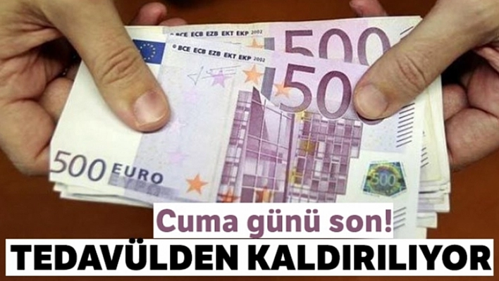 Dikkat..! Tedavülden Kalkıyor..!