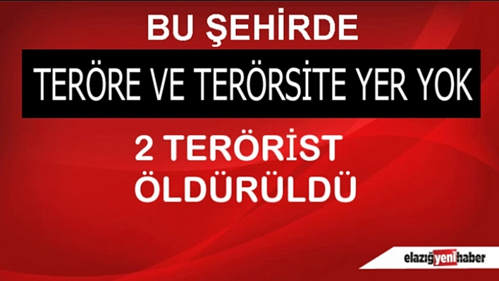 Elazığ'da PKK Operasyonu