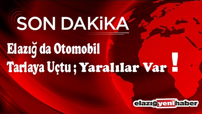 Otomobil Tarlaya Uçtu