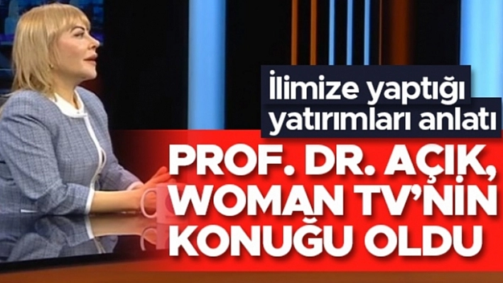 Prof. Dr. Açık, 'Eko Kadın' Programında