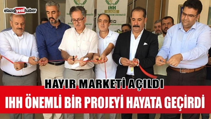 'Hayır Marketi' Hizmete Girdi