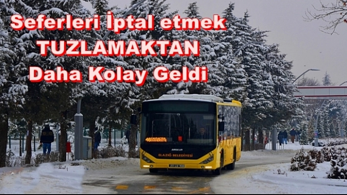 Seferleri İptal Etmek, Tuzlamaktan Daha Kolay Geldi