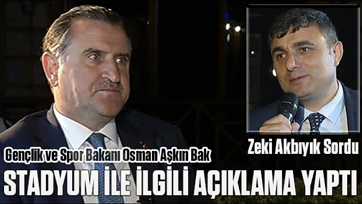 'Elazığlılar O Stadı Görünce Şaşıracaklar'