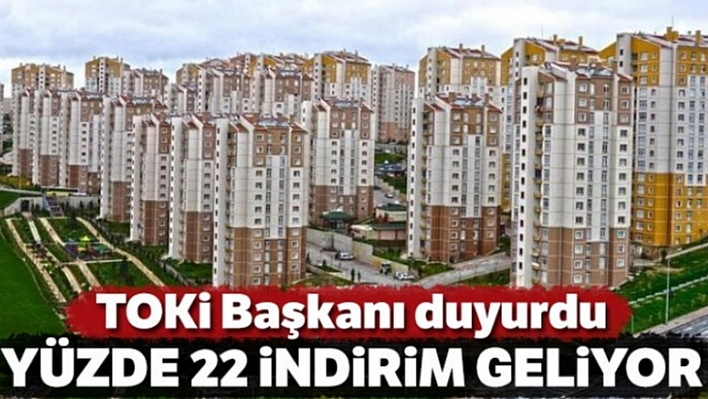 TOKİ'den İndirim Kampanyası!