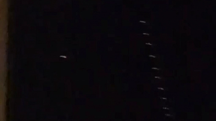 Elazığ semalarında 'Starlink' uyduları görüldü