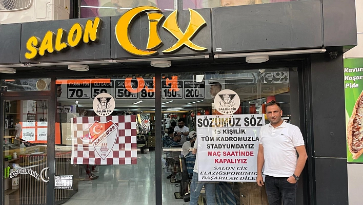 Esnaf'tan Elazığspor'a Destek!