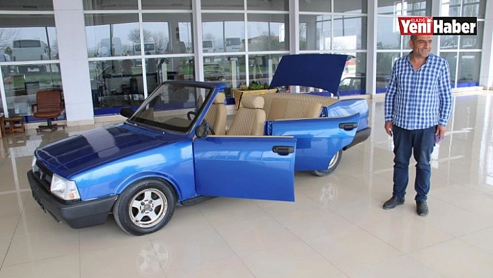 Hurda Otomobil Üstü Açık Lüks Otomobile Döndü
