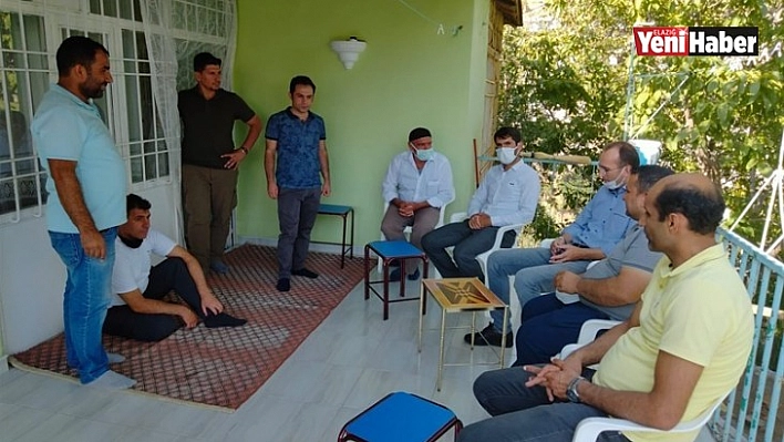 Kaymakamdan Şehit Ailelerine Ziyaret