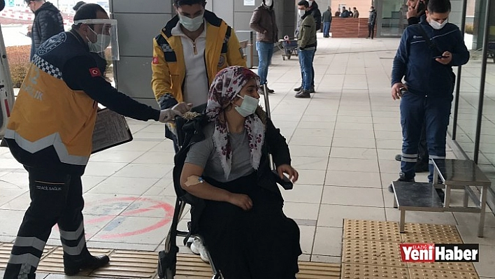 Kocası Tarafından Bıçaklanan Kadın Polise Sığındı!