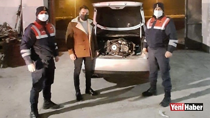 Malatya'da Çalınan Tekne Motoru Elazığ'da Bulundu