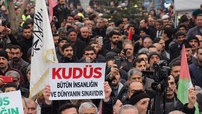 Elazığ'da 'Kudüs Mitingi'