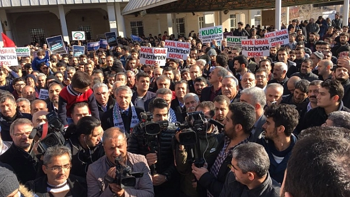 Binlerce Elazığ'lı Kudüs İçin Toplandı