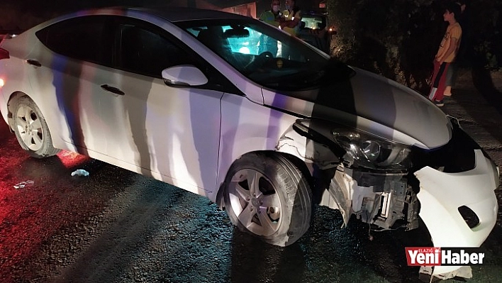 Otomobil Direğe Çarptı: 4 yaralı
