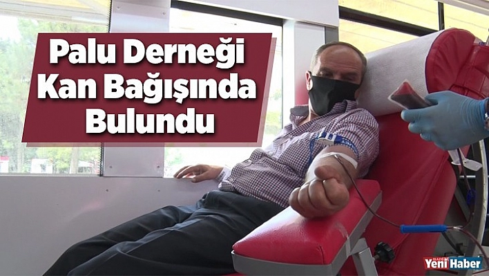 Palu Derneği Kan Bağışında Bulundu