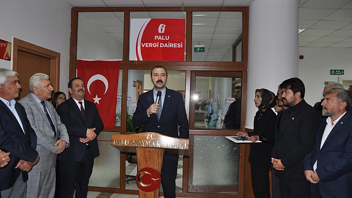 Palu Vergi Dairesinin Açılışı Gerçekleşti