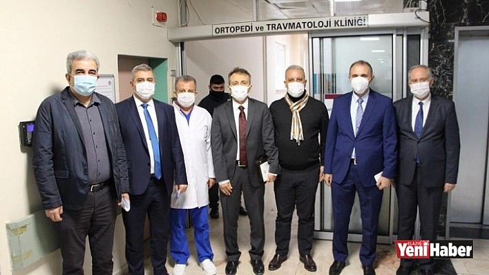 Rektör Göktaş'tan F.Ü Hastanesine Ziyaret