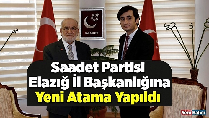 Saadet Partisi İl Başkanlığına Yeni Atama