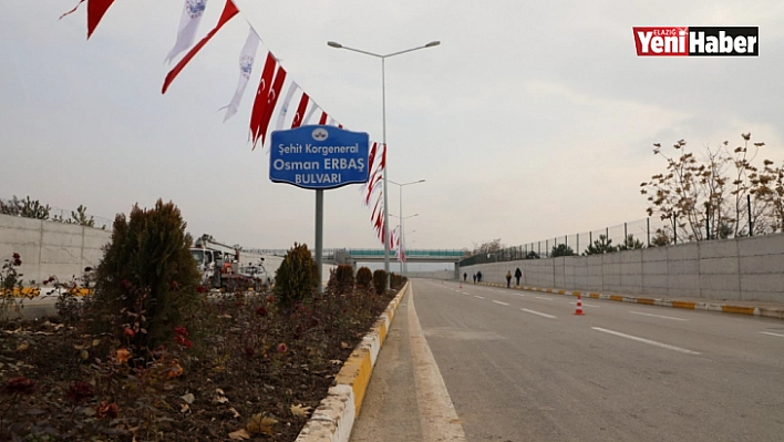 Şehit Korgeneral Osman Erbaş'ın Bulvarı Açıldı