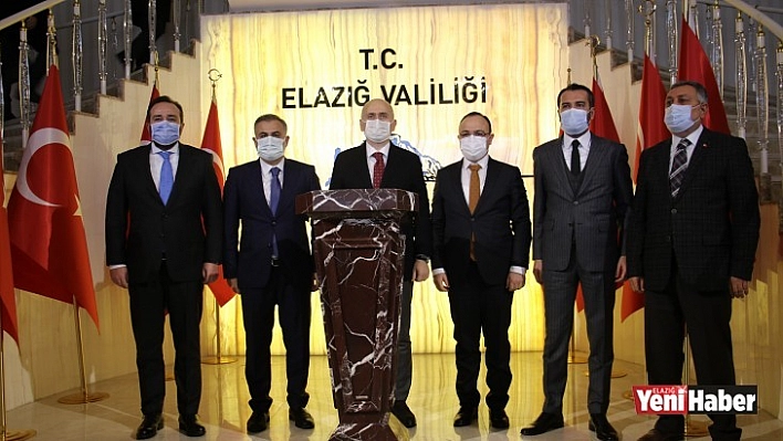 Ulaştırma ve Altyapı Bakanı Karaismailoğlu Elazığ'da!